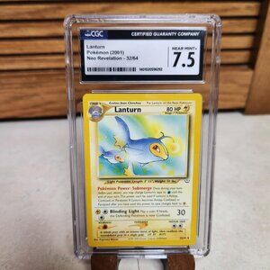 Pokemon Neo Revelation Lanturn 32/64 - CGC 7.5